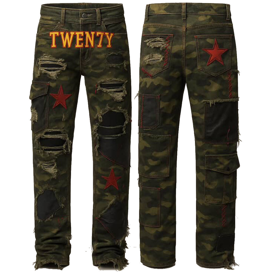 TWEN7Y CAMO JEANS * COMING-SOON*